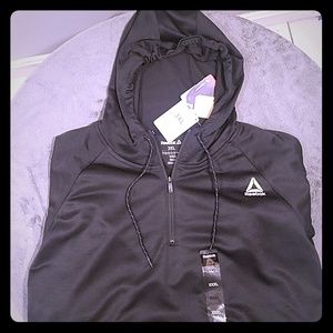 Reebok 1/4 Zip Relaxed Dry-Fit Hoodie Size XXXL